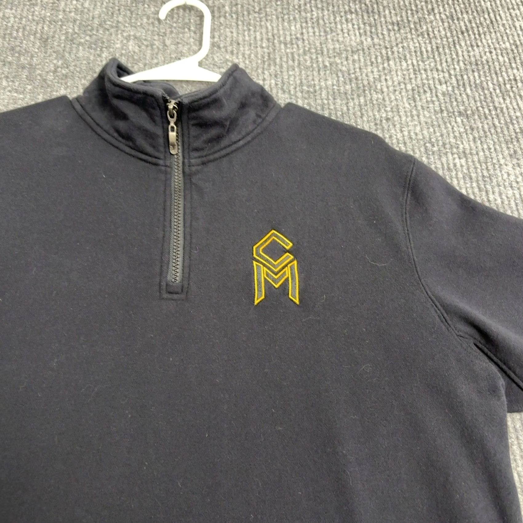 Vintage The Black Dog Sweatshirt Mens XS Black Quarter Zip Mock Neck Casual Sporty Size US XS / EU 42 / 0 - 2 Thumbnail