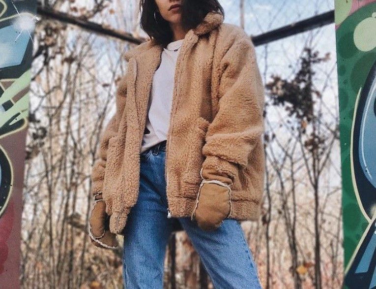 I.AM.GIA I am Gia Faux Fur Teddy Jacket Beige Size XS Size XS / US 0-2 / IT 36-38 - 2 Thumbnail