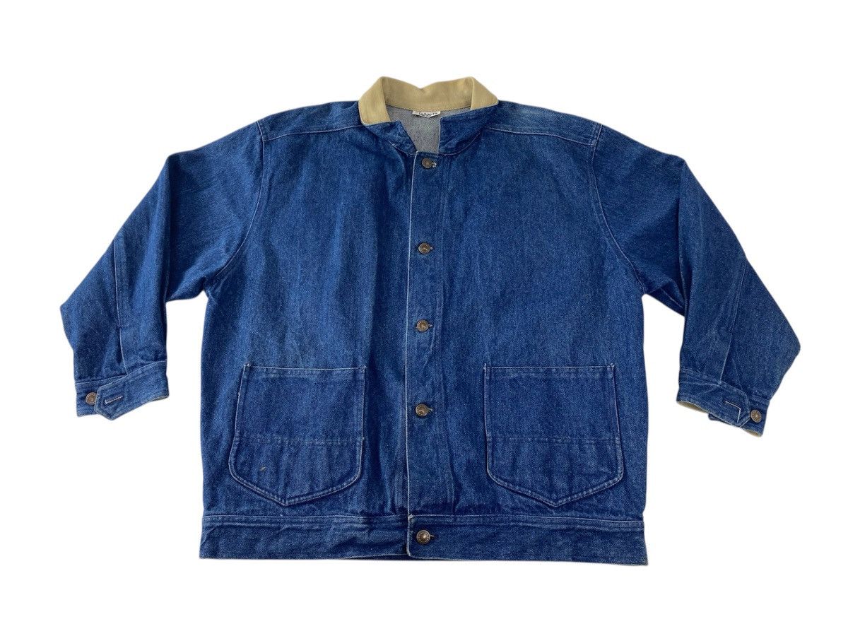 Other The Talbot Indigo Denim Chore Jeans Jacket Corduroy Collar Size US XL / EU 56 / 4 - 1 Thumbnail