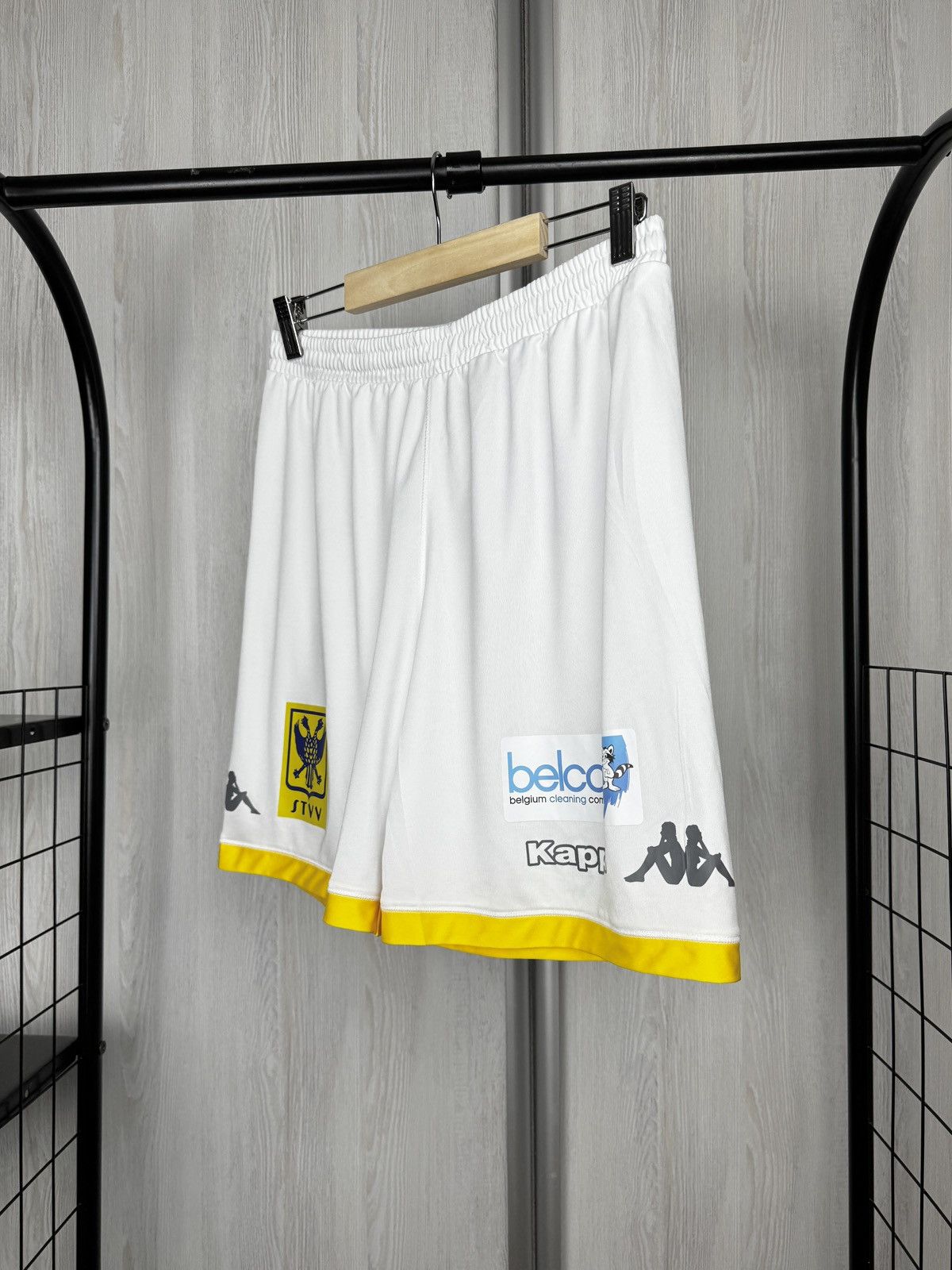Kappa Kappa Kombat STVV Sint-Truiden match issue soccer shorts M Size US 32 / EU 48 - 5 Thumbnail