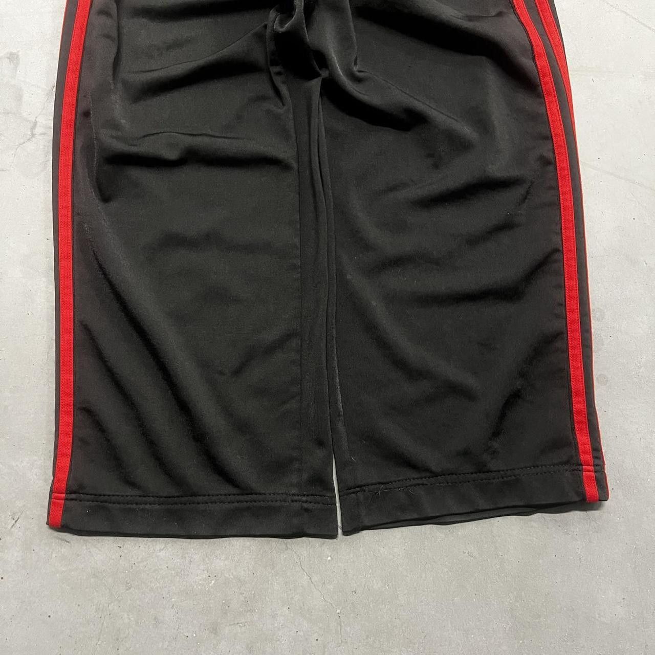 Adidas × Vintage Vintage Y2K/2000s Baggy Adidas Red Striped Trackpants! Size US 34 / EU 50 - 4 Thumbnail