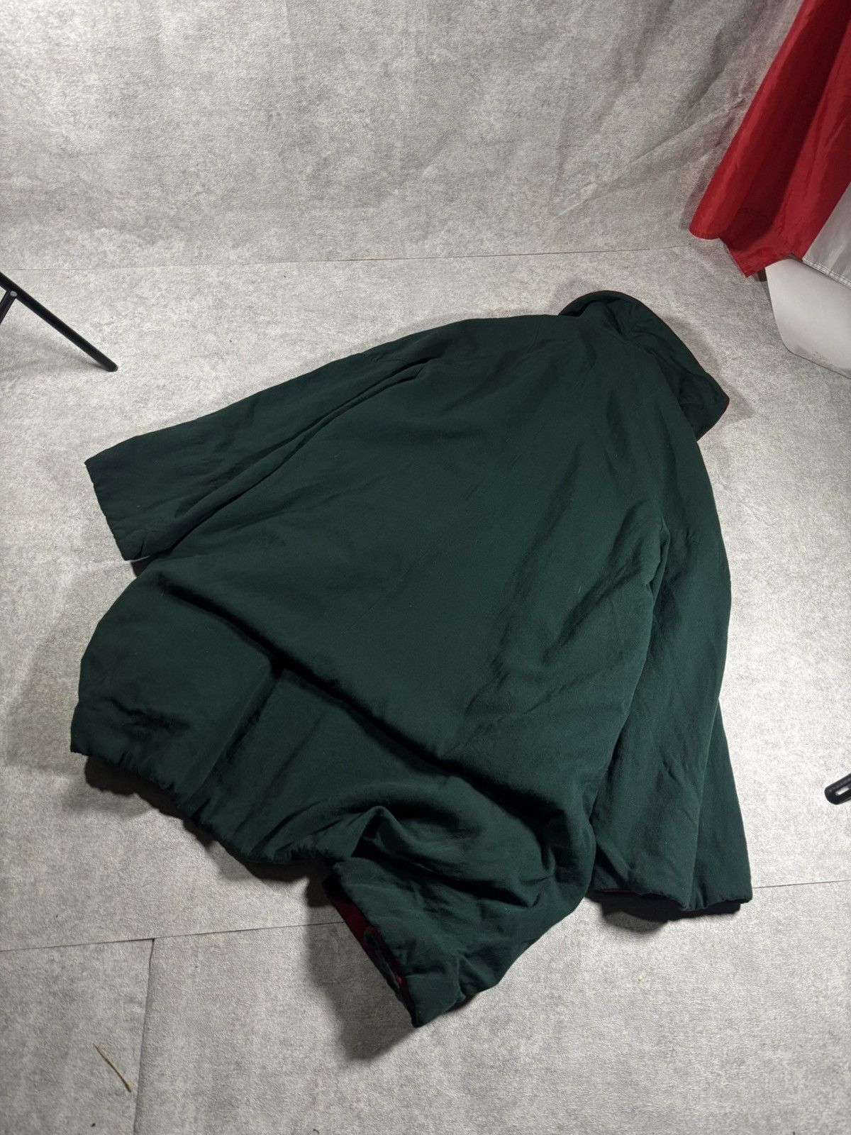 Aquascutum VINTAGE AQUASCUTUM Pure Wool Overcoat Dark Green showerproff Size US XL / EU 56 / 4 - 10 Thumbnail