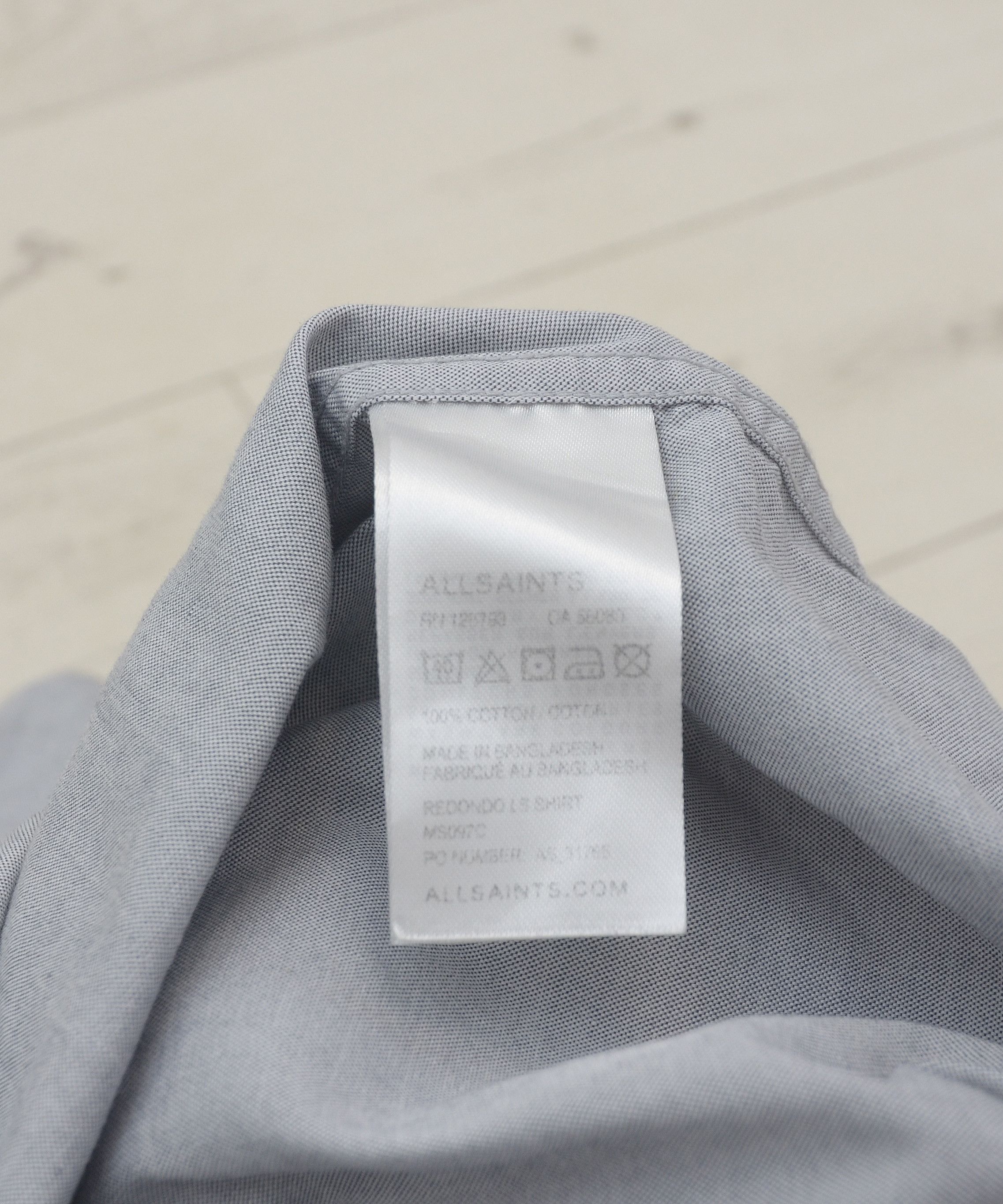 Allsaints Allsaints Shirt Redondo Ramskull Gray Casual Shirt size M Size US M / EU 48-50 / 2 - 8 Thumbnail
