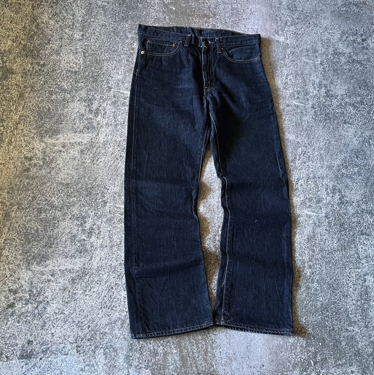Levi's Crazy Levi’s Japanese navy denim bootcut y2k vintage jeans Size US 32 / EU 48 - 6 Thumbnail