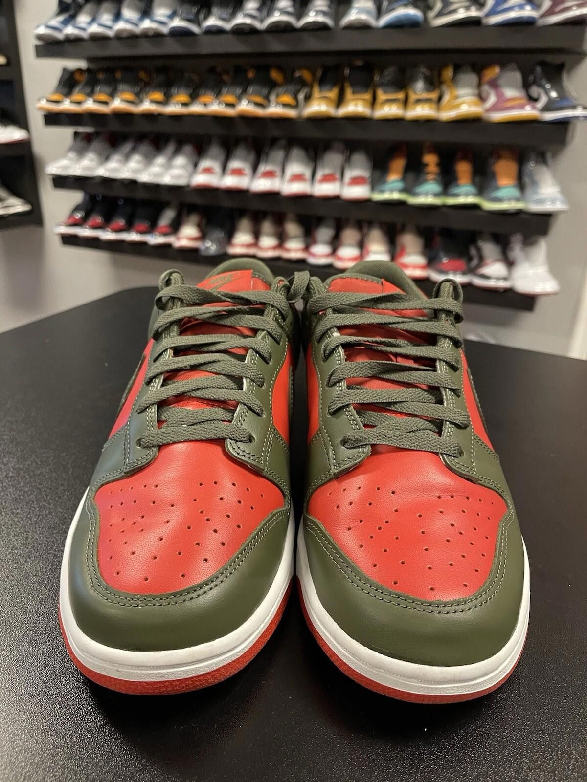 Nike Size 12 - Nike Dunk Low Retro BTTYS Cargo Khaki Mystic Red Size US 12 / EU 45 - 2 Thumbnail