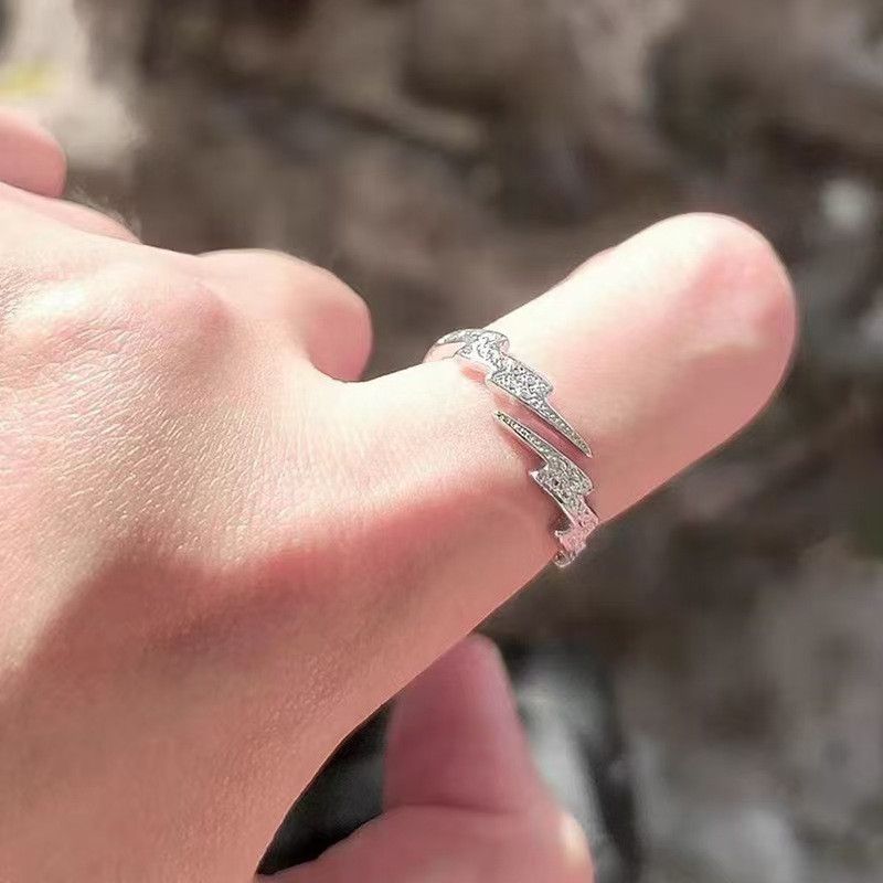 Jewelry Lightning Rare Jewelry Rings Open Chrome Ring (Size 7-13) Size ONE SIZE - 4 Thumbnail