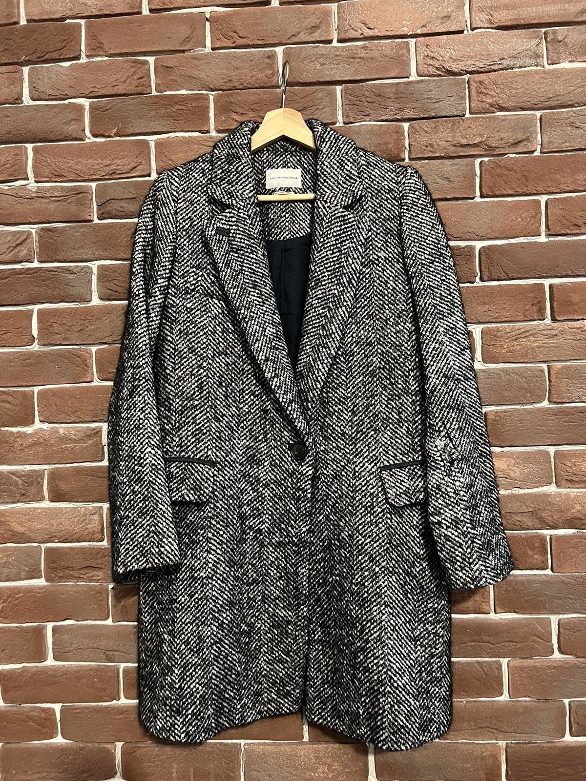 Isabel Marant Etoile Womens Isabel Marant Étoile Wool Plaid Coat Size XS / US 0-2 / IT 36-38 - 1 Thumbnail