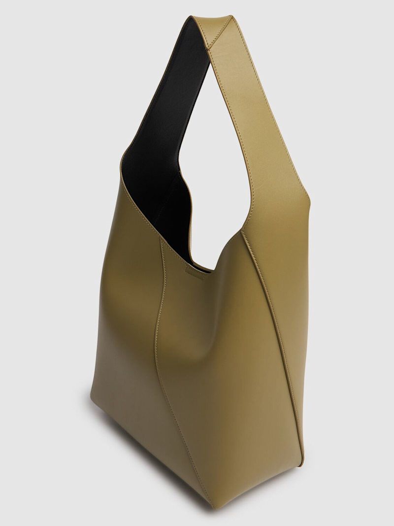 Jil Sander o1w1db10825 Size: OS / Leather Shoulder Bag in Khaki Size ONE SIZE - 5 Thumbnail