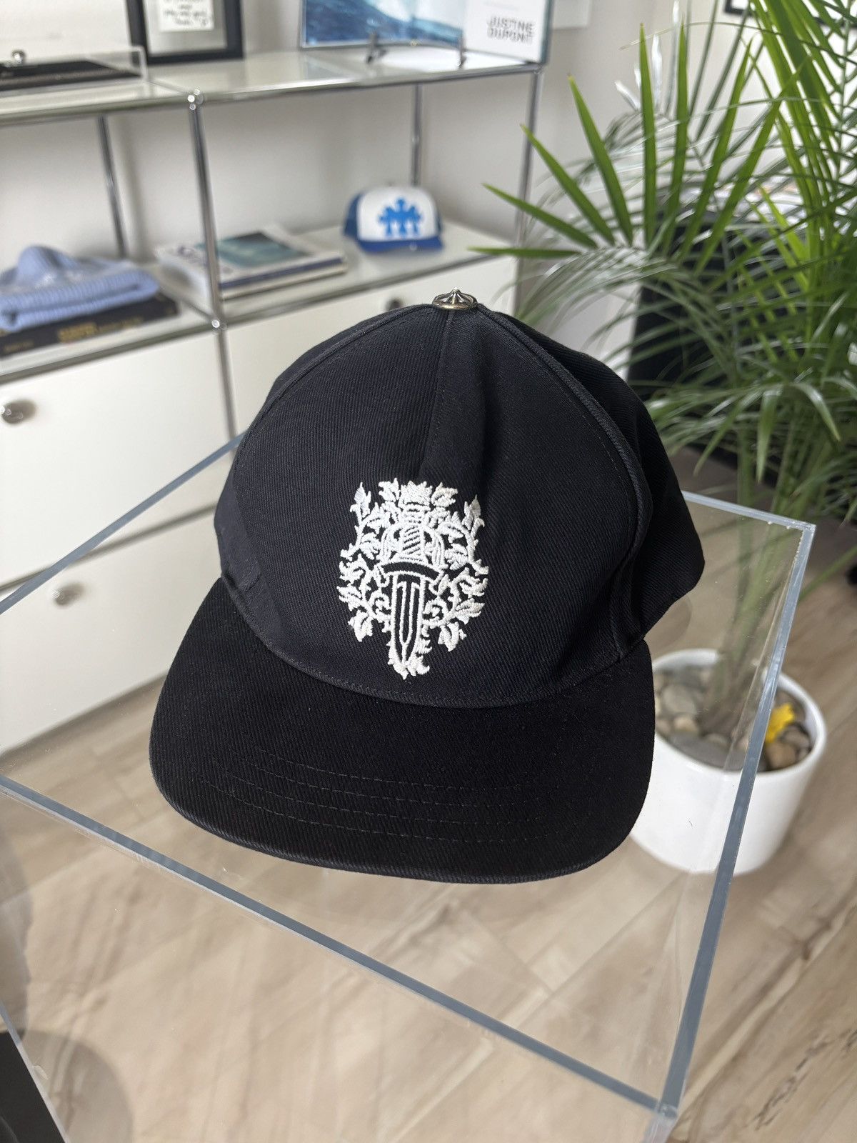 Chrome Hearts CHROME HEARTS FLORAL DAGGER DENIM HAT Size ONE SIZE - 2 Thumbnail