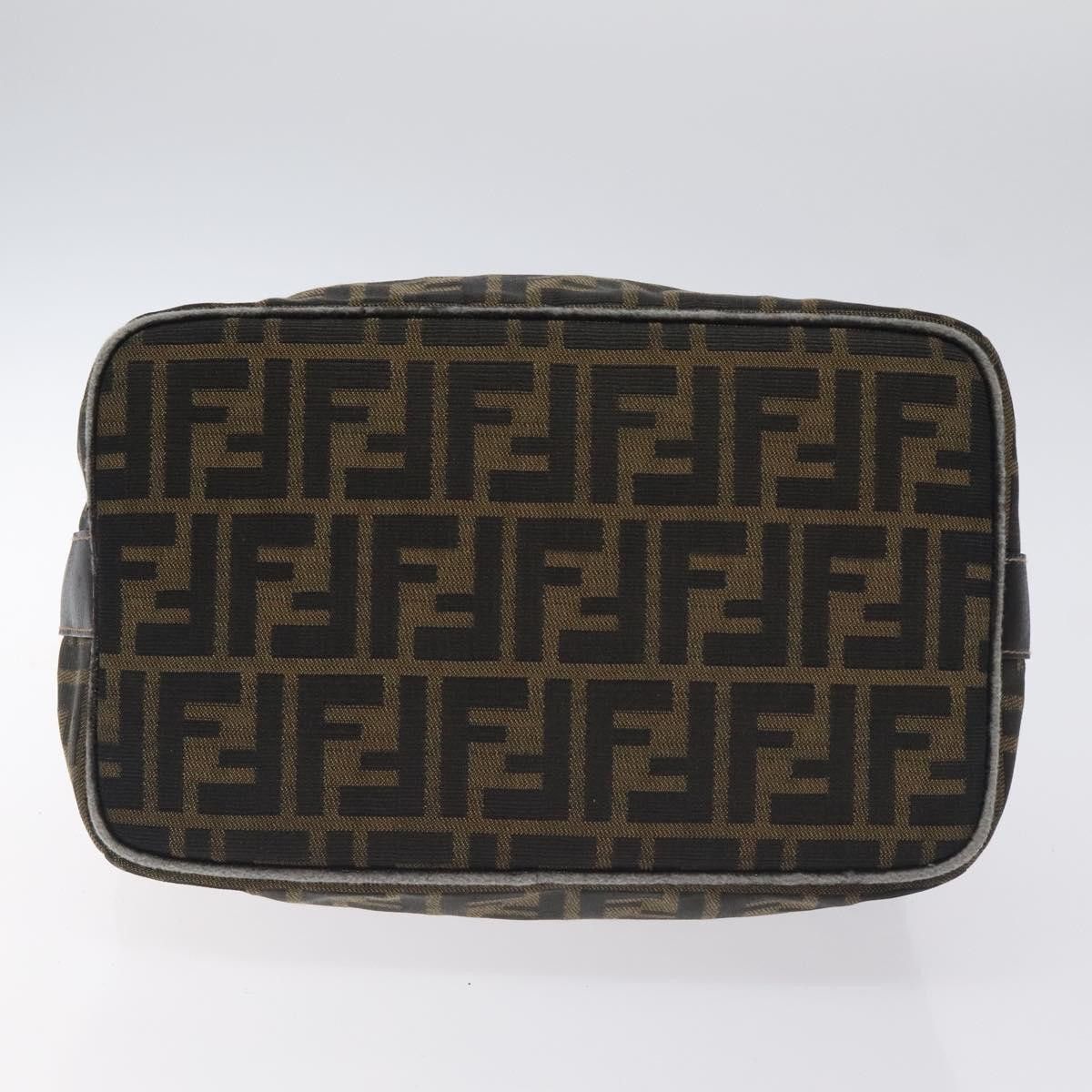 Fendi FENDI Zucca Canvas Hand Bag Black Brown Size ONE SIZE - 8 Thumbnail