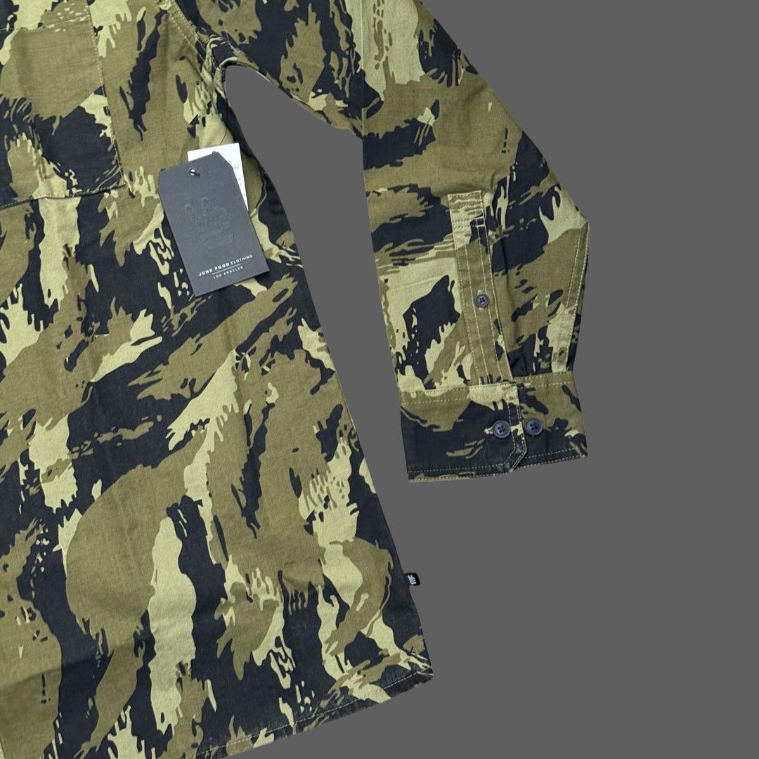 Other Junk Food Tame Oversized Camo Shirt Ivy Green Canvas L Size US L / EU 52-54 / 3 - 2 Thumbnail