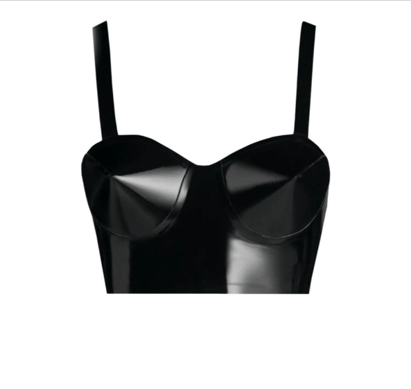 Maison Margiela BNWT AW23 MAISON MARGIELA LATEX BALCONETTE BRA 44 Size M / US 6-8 / IT 42-44 - 8 Thumbnail