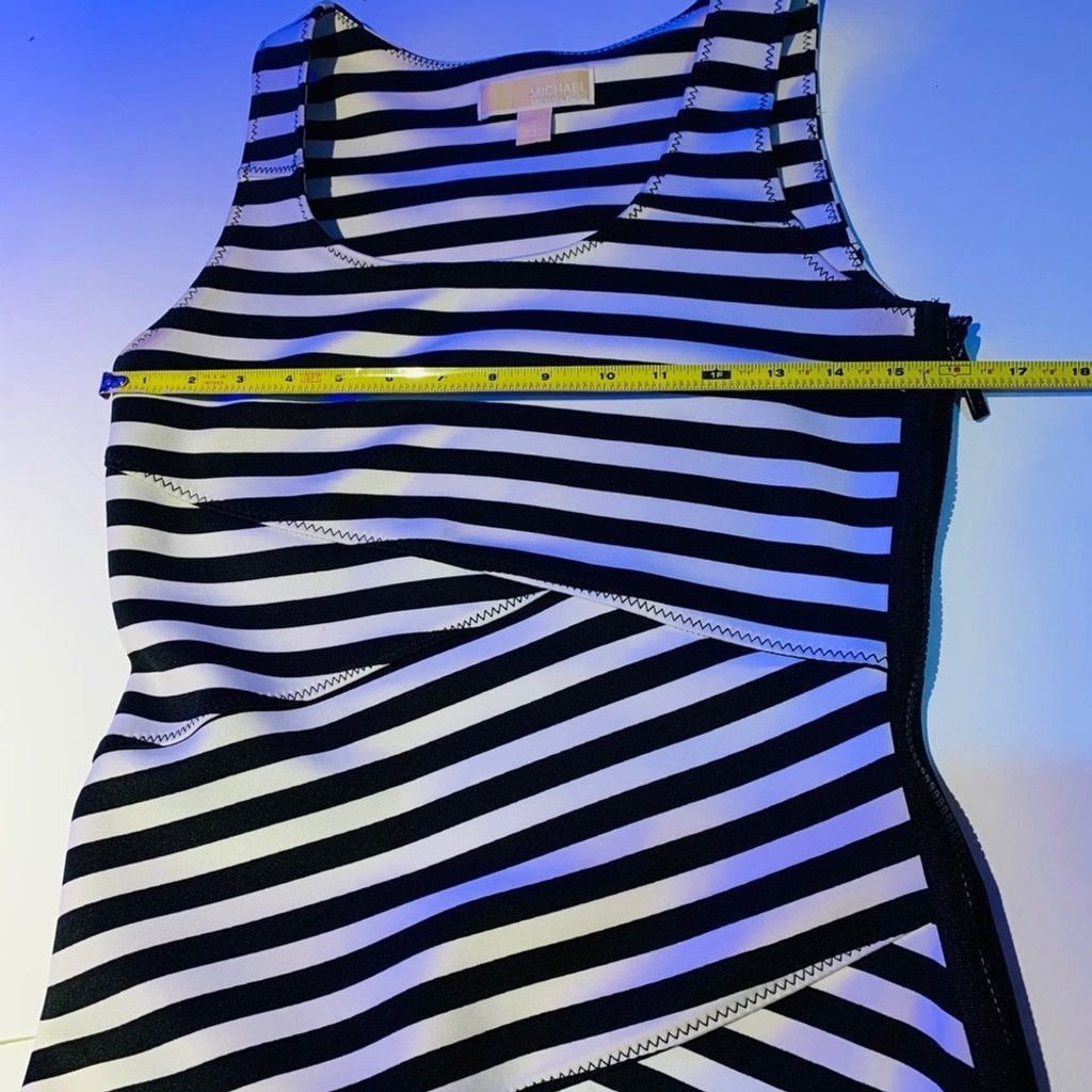 Michael Kors Michael Kors White & Black stripes dress size 2 Size XXS / US 00 / IT 34 - 6 Thumbnail