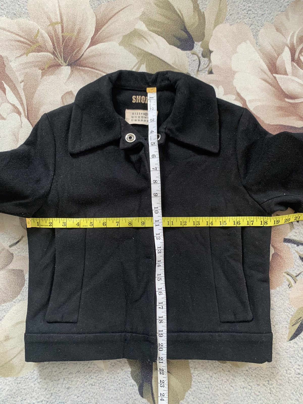 Maison Margiela Maison Margiela MM6 Short Blend Wool Jacket Size XS / US 0-2 / IT 36-38 - 10 Thumbnail