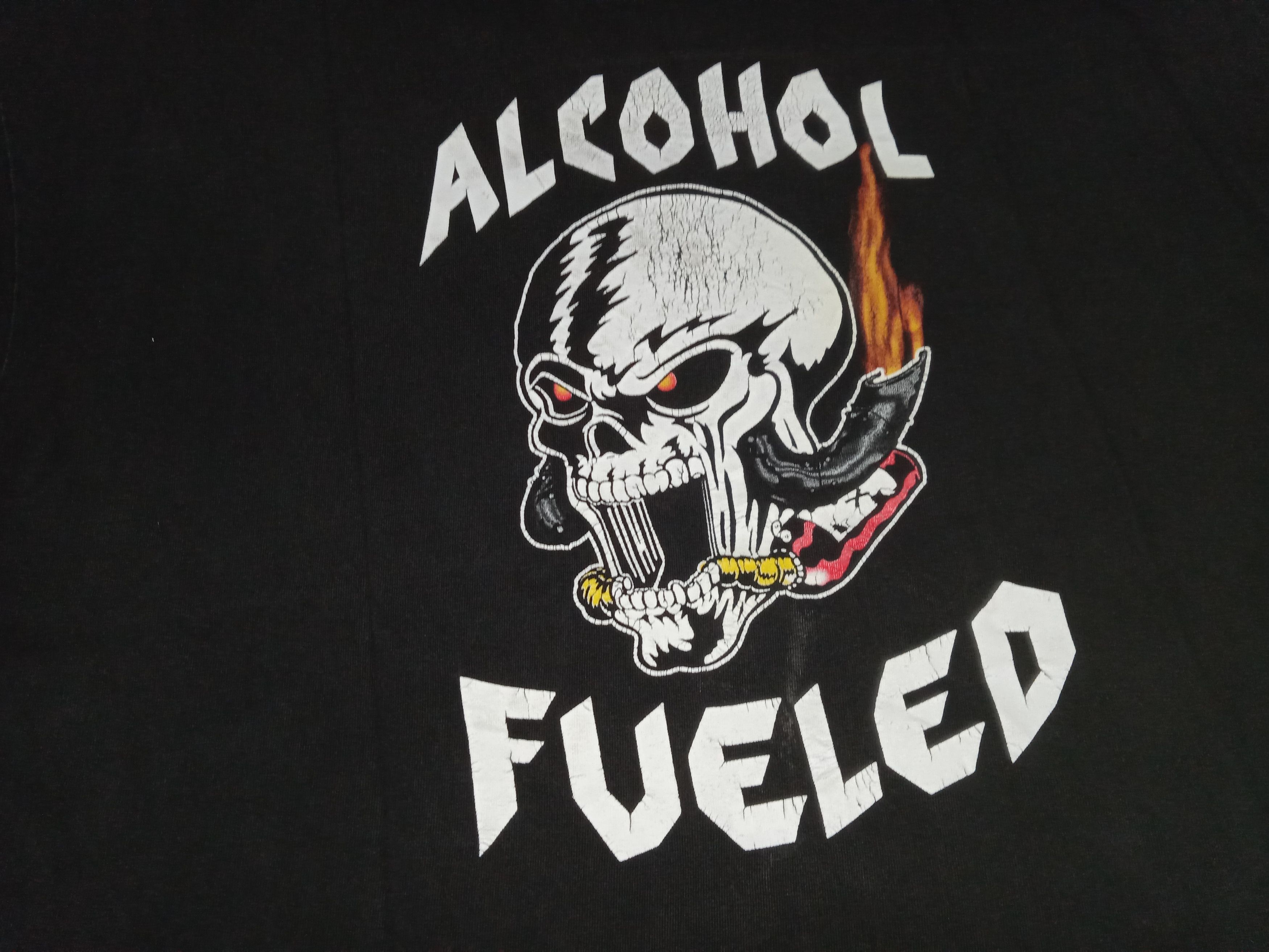 Vintage Vintage 2000s WWF Stone Cold Alcohol Fueled 2001 T-Shirt Size US XXL / EU 58 / 5 - 5 Thumbnail