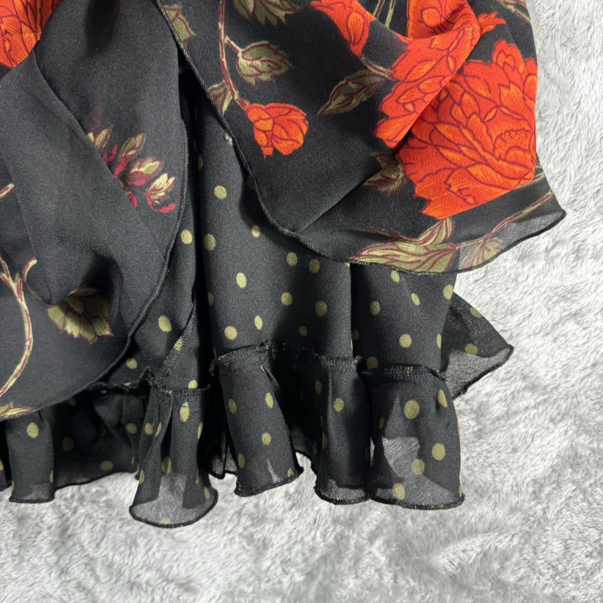 Mary McFadden Floral Maxi Dress