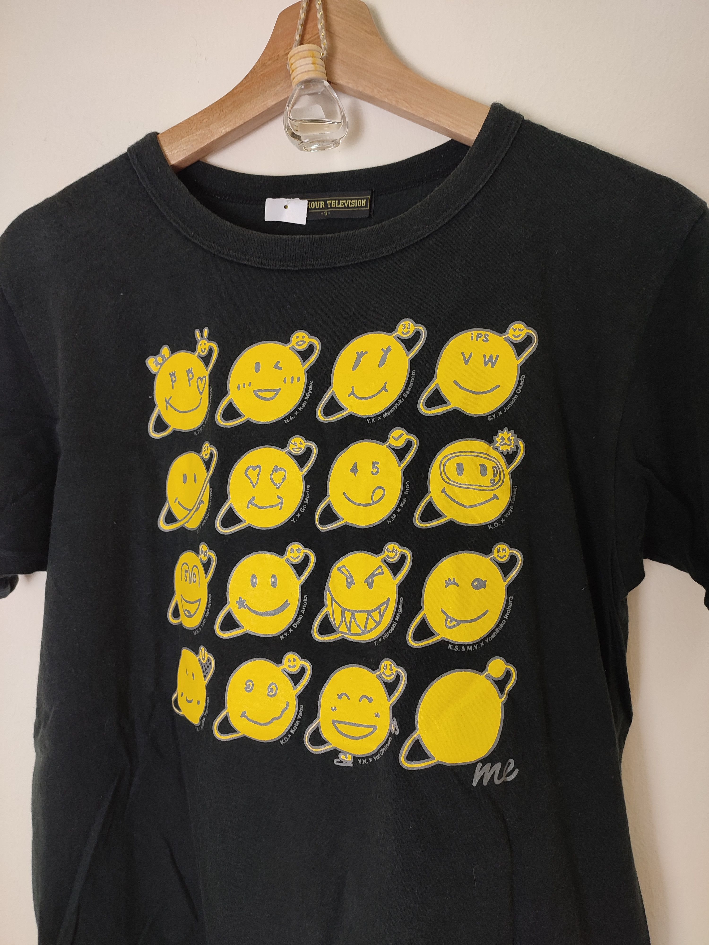 Japanese Brand 💥 VINTAGE 24 HOUR TELEVISION BLACK TEES Size US S / EU 44-46 / 1 - 7 Thumbnail