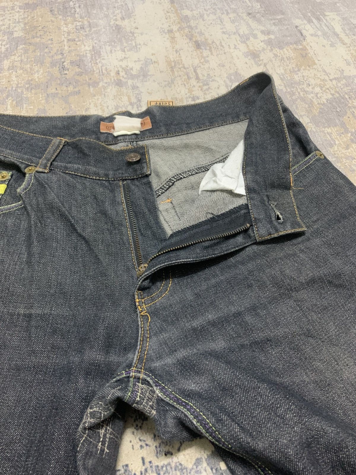 Japanese Brand Japanese Brand Octopus Army Black Loose Fit Jeans Size US 32 / EU 48 - 7 Thumbnail