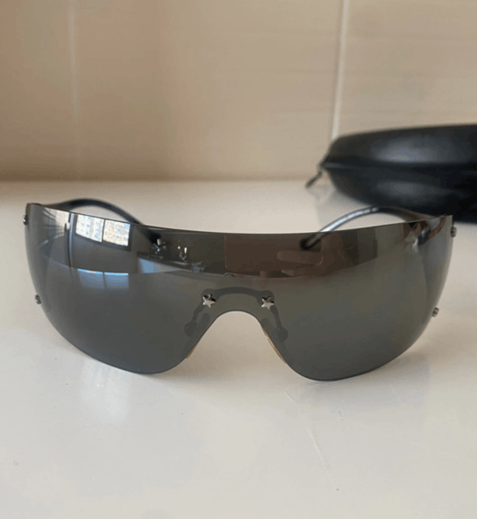 Dior DIOR Sunglasses Ski Wrap Shield Mask Bike Galliano Era Size ONE SIZE - 4 Thumbnail