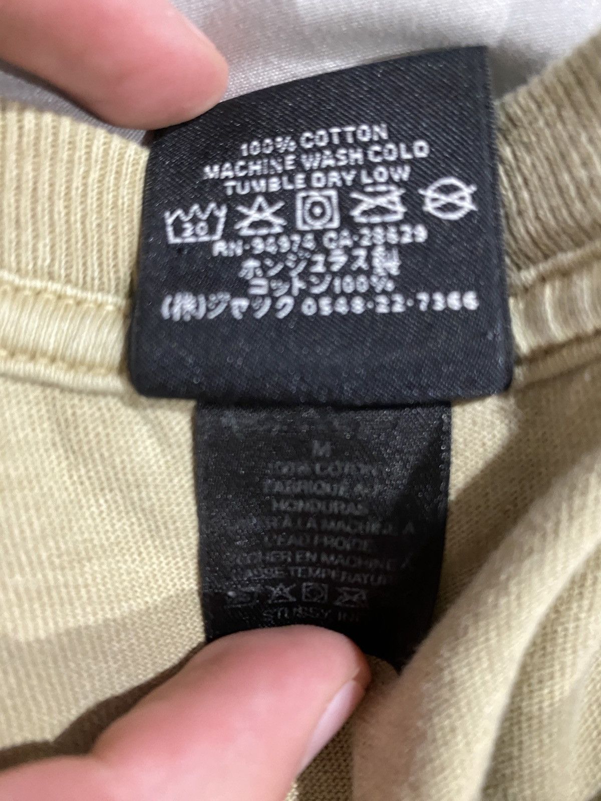 Stussy Stüssy Martini Logo Graphic T-Shirt Beige – Size M Size US M / EU 48-50 / 2 - 4 Thumbnail