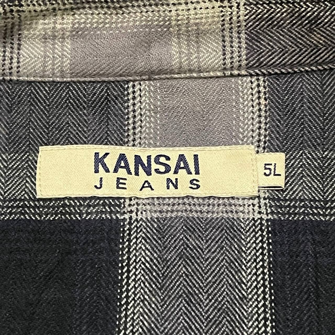 Kansai Yamamoto Vintage Kansai Jeans by Kansai Yamamoto Plaid Jacket Size US XXL / EU 58 / 5 - 8 Thumbnail