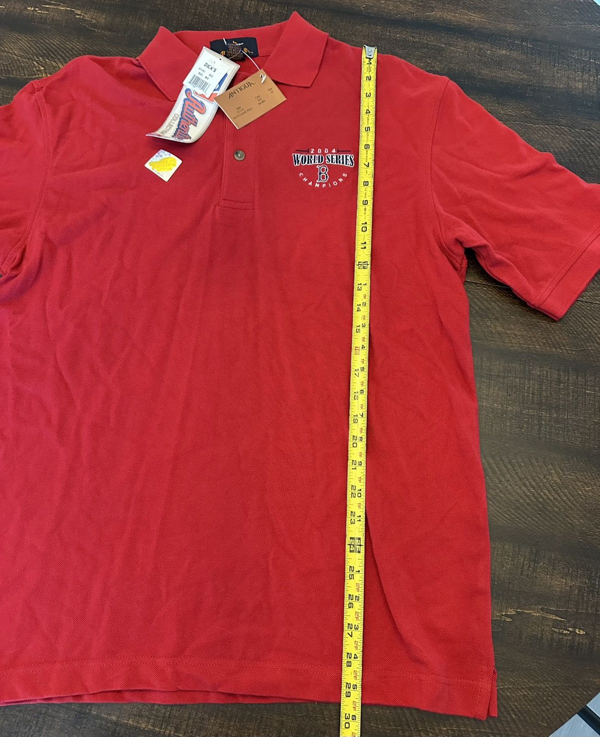 Antigua NWT Boston Red Sox 2004 ALCS Champions Men’s Polo MLB-Medium Size US M / EU 48-50 / 2 - 6 Thumbnail