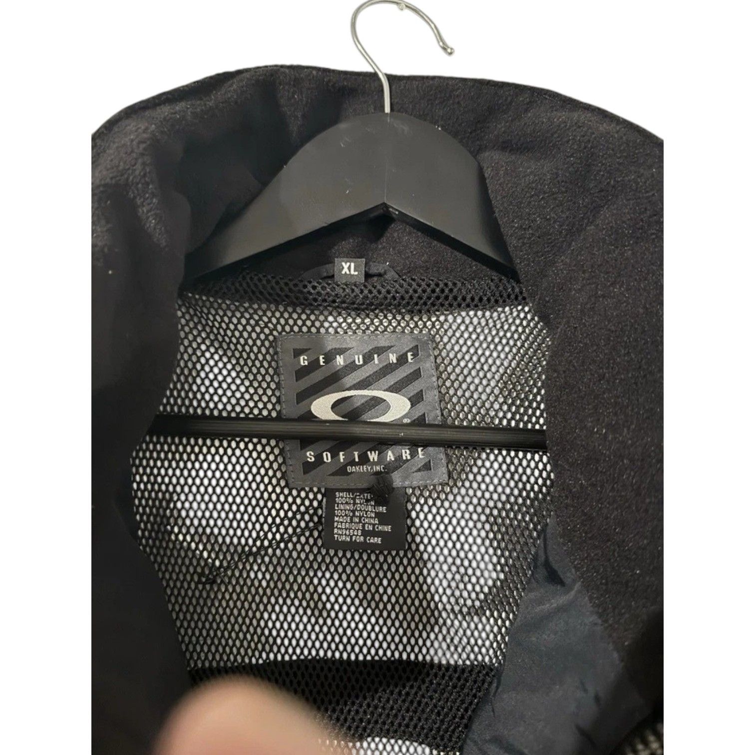 Oakley × Vintage Vintage Oakley Software Jacket Mens XL Black Snowboard Ski Size US XL / EU 56 / 4 - 4 Thumbnail