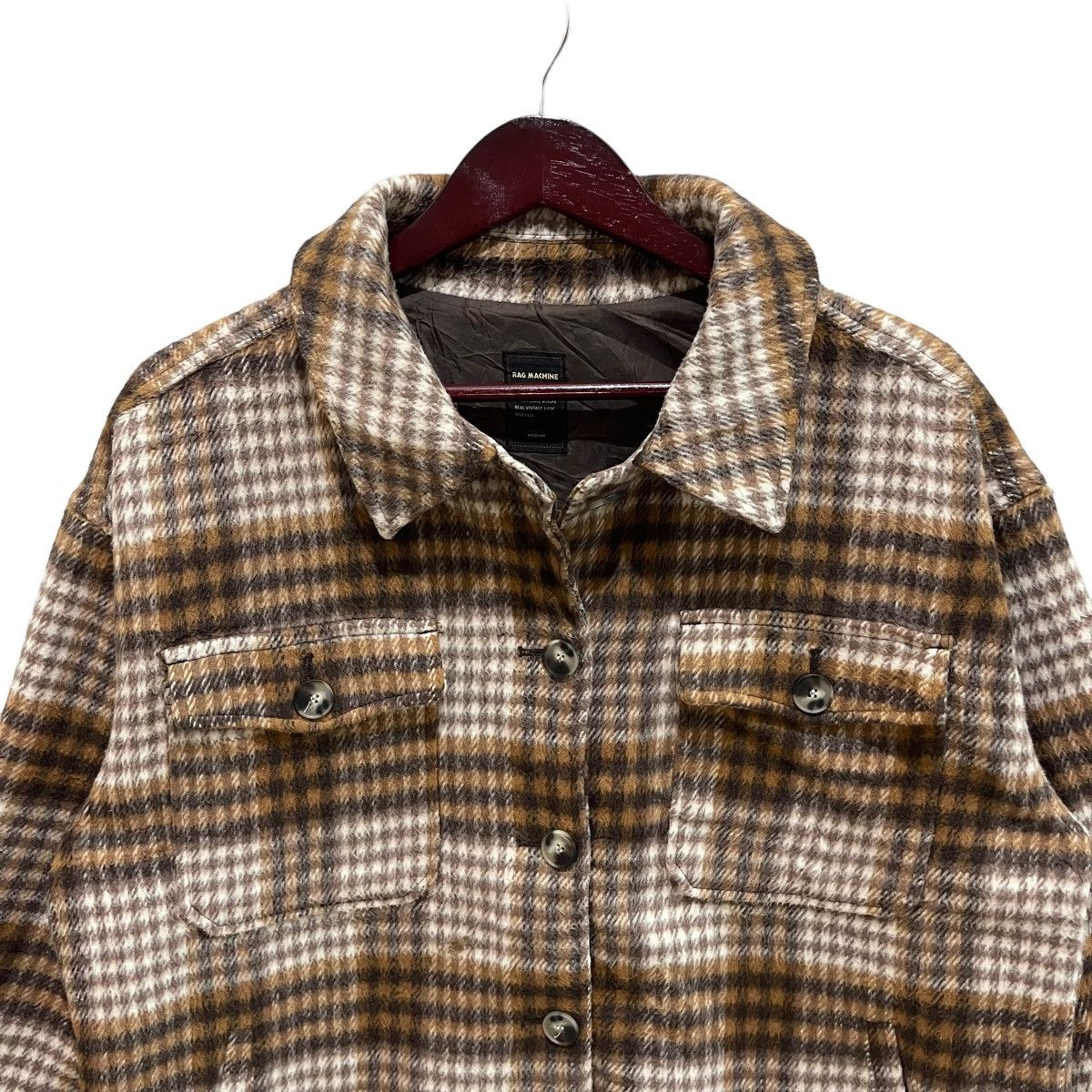 American Rag × Flannel × Vintage Vintage Rag Machine Button Jacket Size US M / EU 48-50 / 2 - 2 Thumbnail