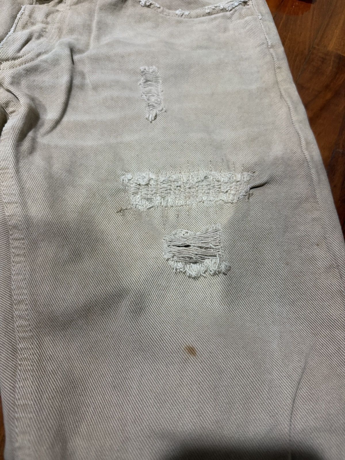 Dolce & Gabbana DOLCE & GABBANA Repaired Distressed Denim Made in Italy Size US 34 / EU 50 - 7 Thumbnail