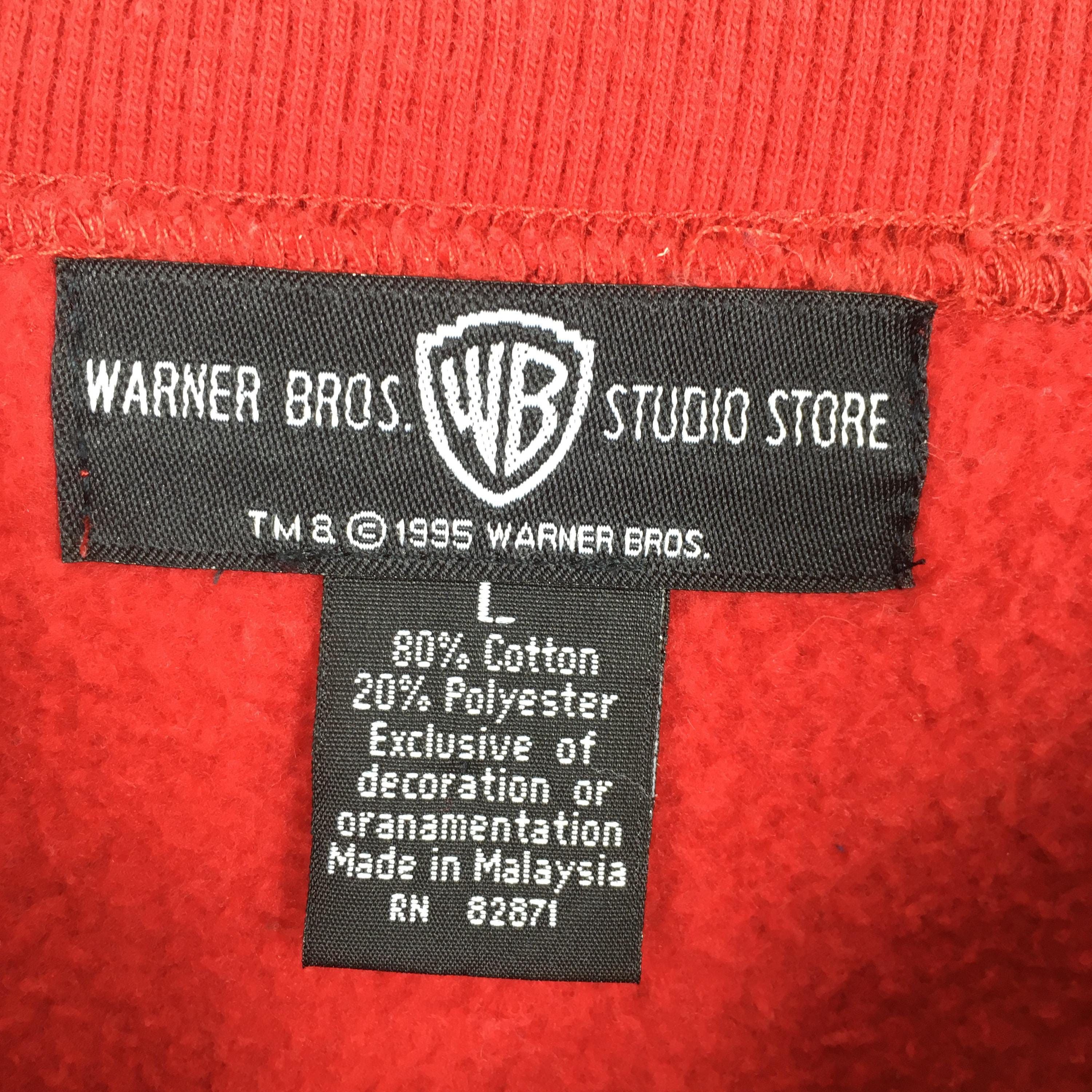 Vintage Vintage Bugs Bunny Warner Bros Red Sweatshirt Large Size US L / EU 52-54 / 3 - 5 Thumbnail