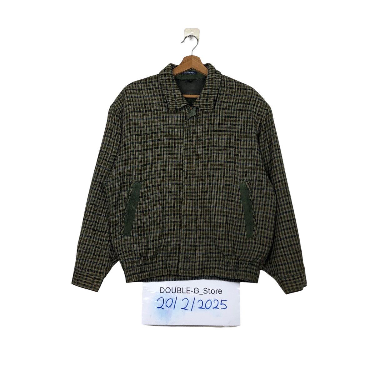Issey Miyake 📌Vintage Bomber Jacket Rotary Enough Tartan Design Size US M / EU 48-50 / 2 - 1 Thumbnail