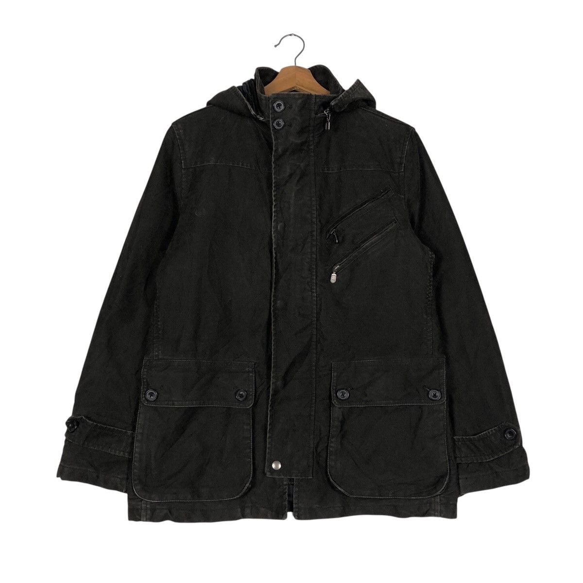 Japanese Brand 📌Vintage Chore Work Jacket Biker Difference Issey Miyake Size US M / EU 48-50 / 2 - 2 Thumbnail