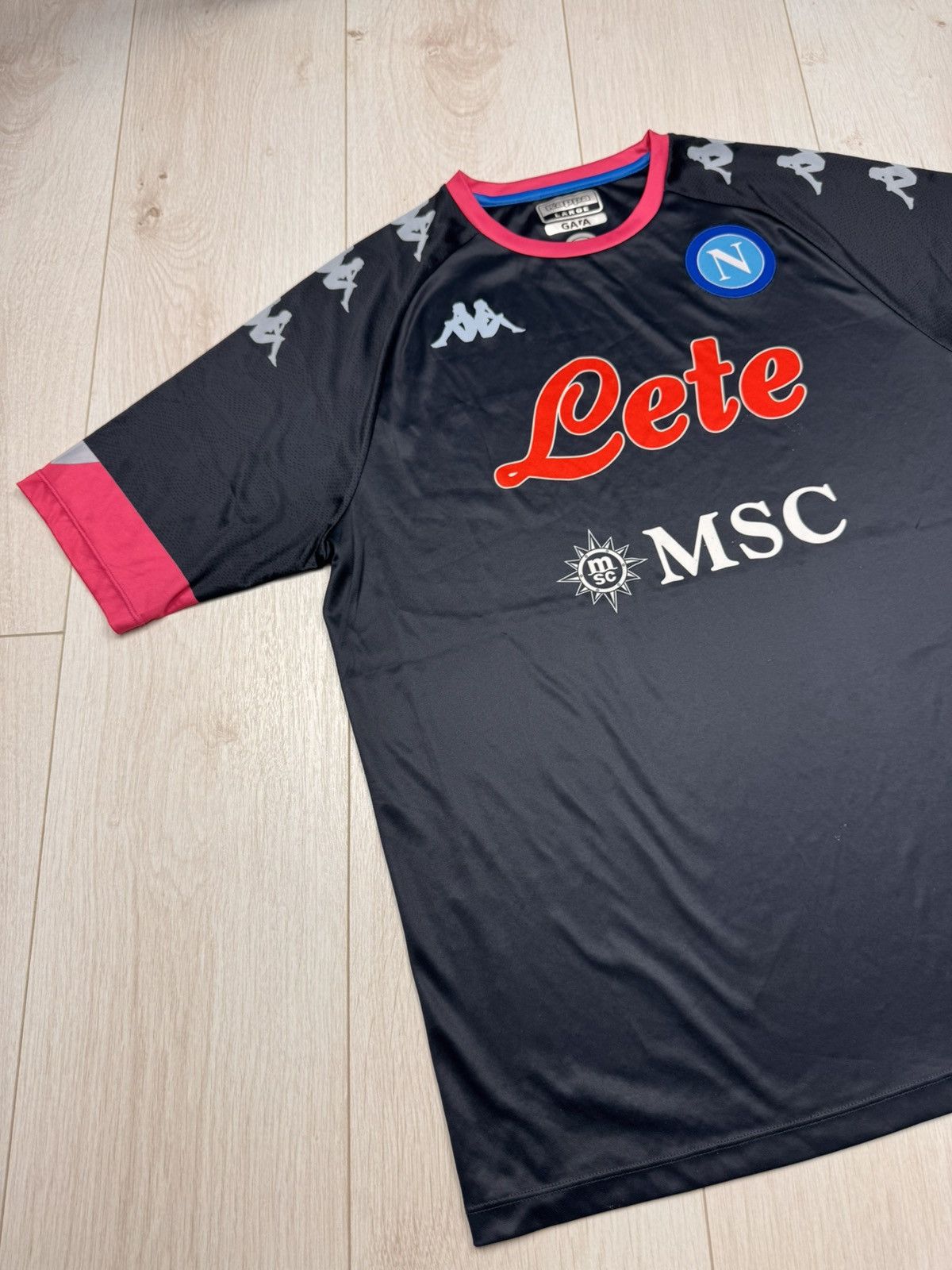 Kappa Kappa SSC Napoli 20/21 Soccer Jersey Size US L / EU 52-54 / 3 - 2 Thumbnail