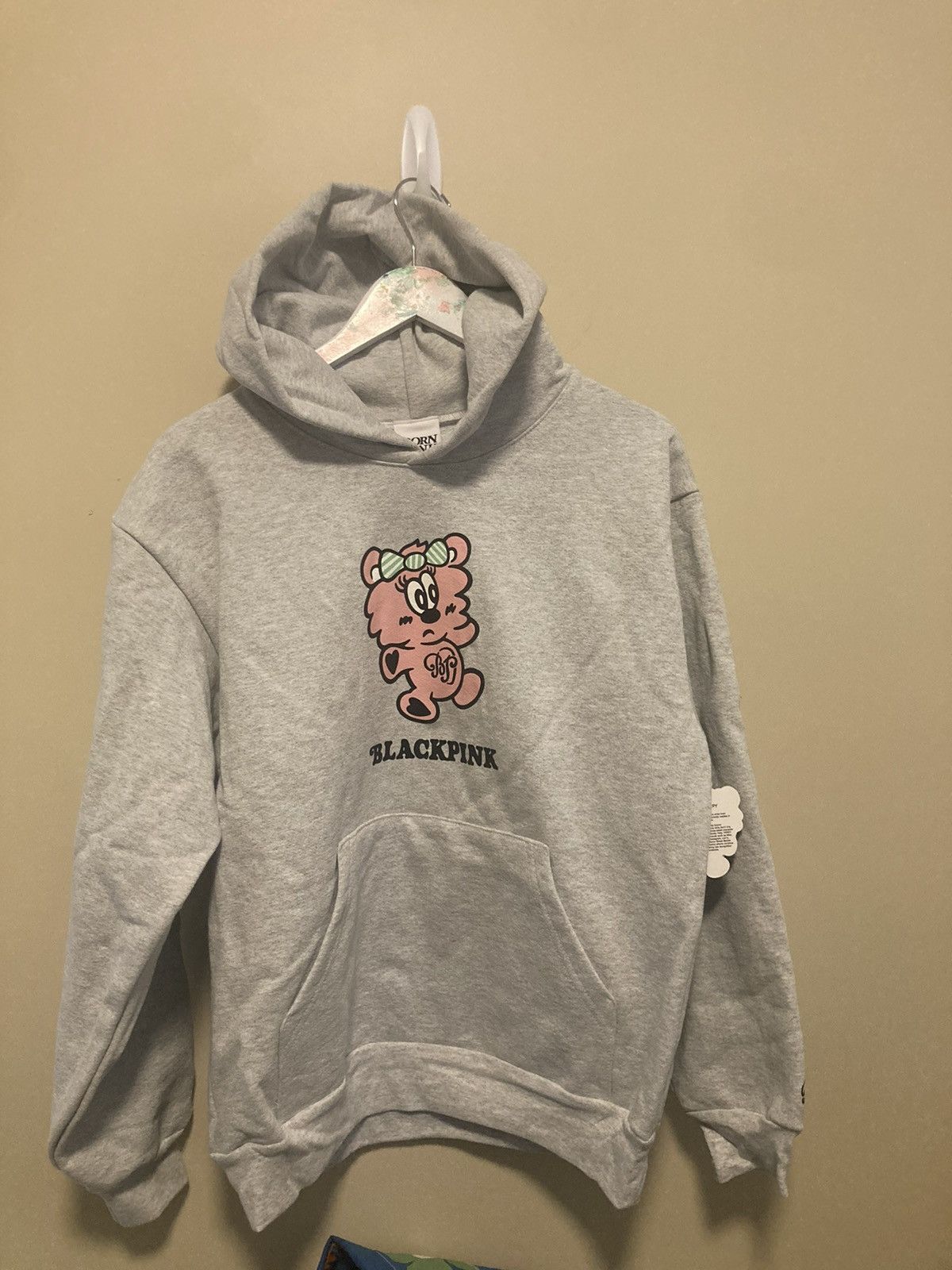 Girls Dont Cry Verdy x blackpink LA pop up exclusive plush hoodie