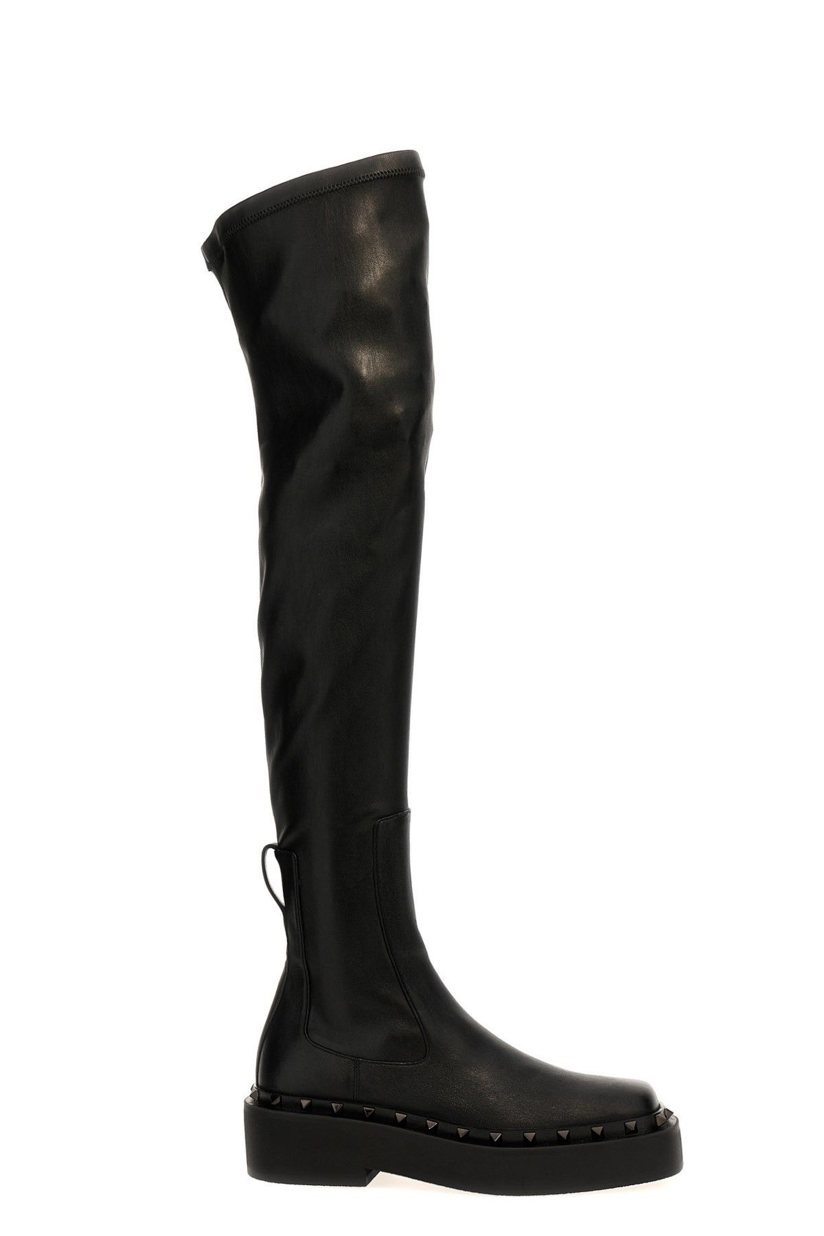 image of Valentino Garavani 'over The Knee' Boots in Black, Women's (Size 8)