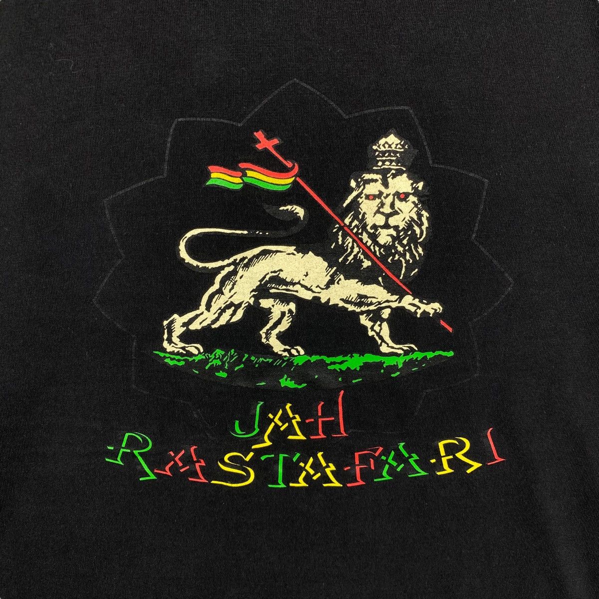 Band Tees × Vintage Reggae JAH RAFTAFARI Long Sleeve Tee Shirt Medium Size Size US M / EU 48-50 / 2 - 2 Thumbnail
