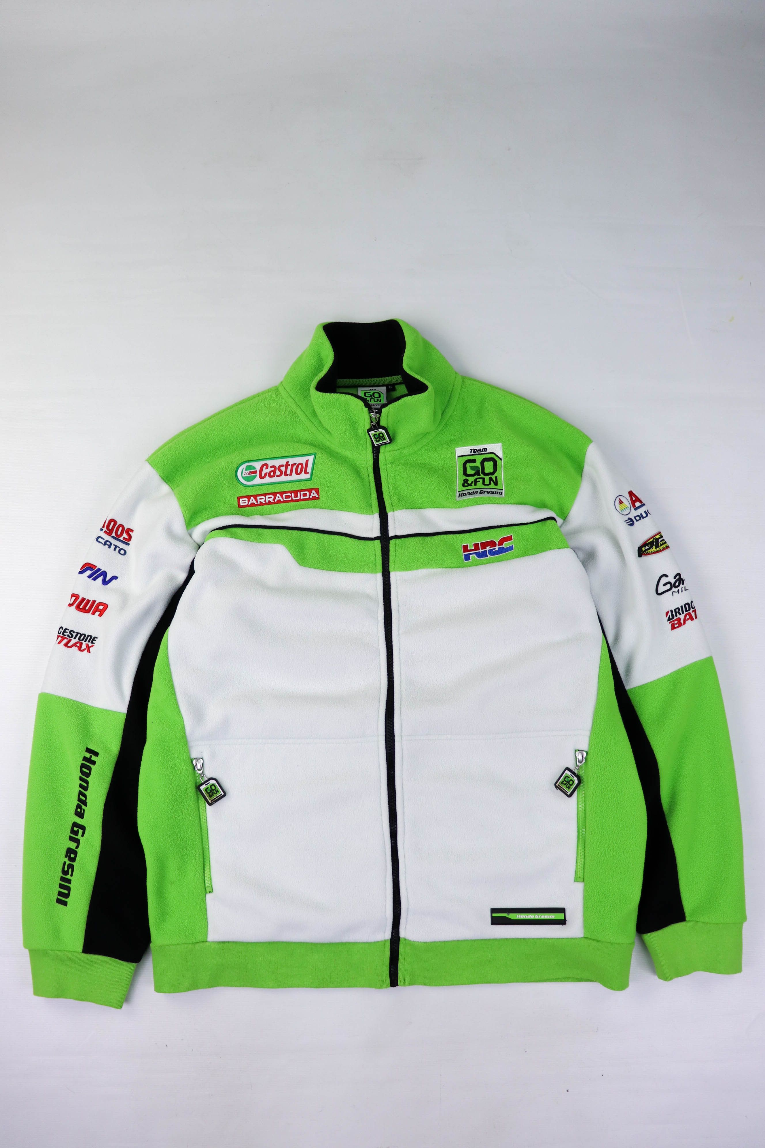 Honda HONDA Gresini Multicolor MotoGP Racing Fleece Zip Jacket Size US XL / EU 56 / 4 - 1 Thumbnail