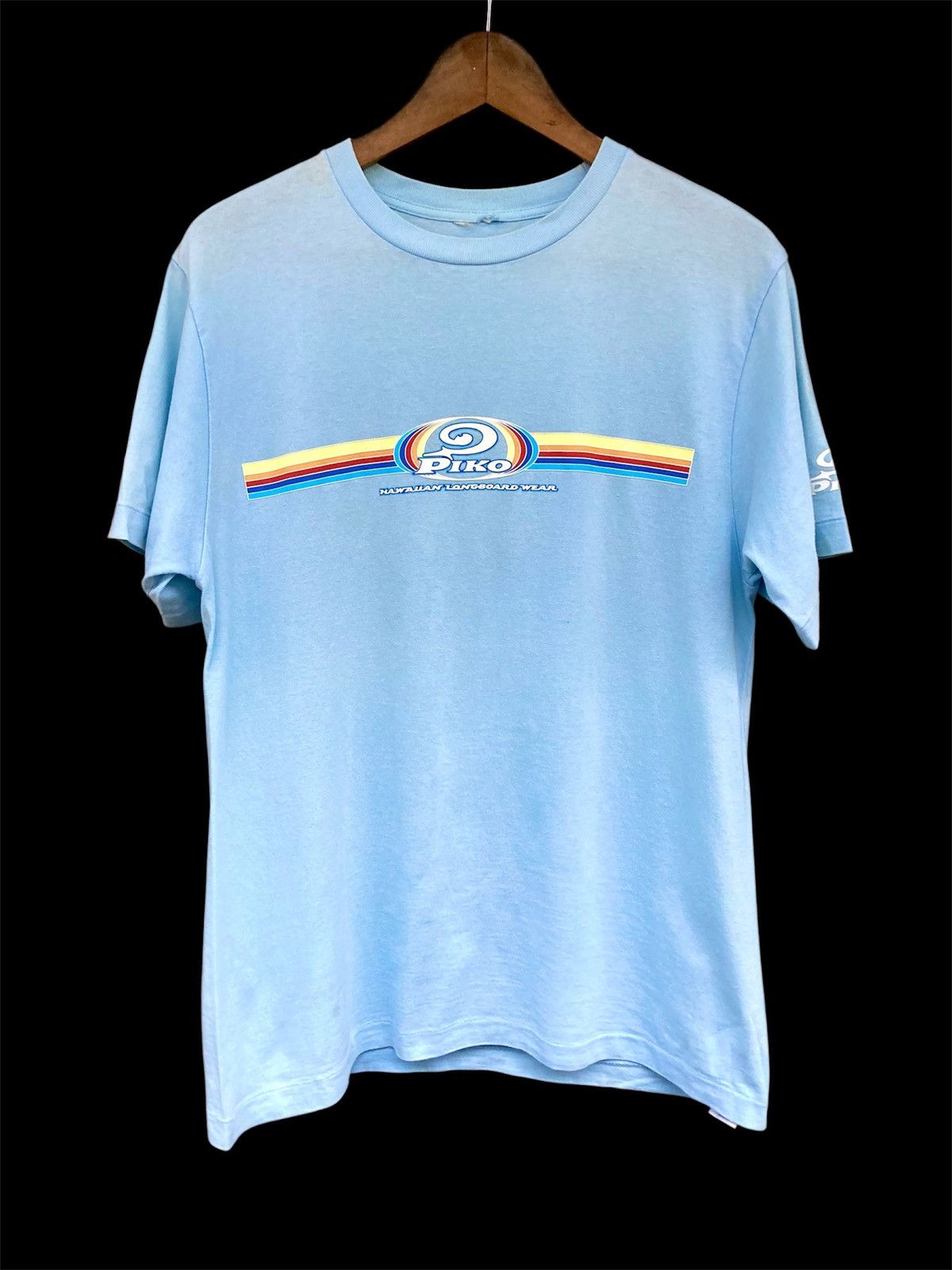 Other Vintage Piko Surf Tee Rainbow Stripes Size US M / EU 48-50 / 2 - 2 Thumbnail