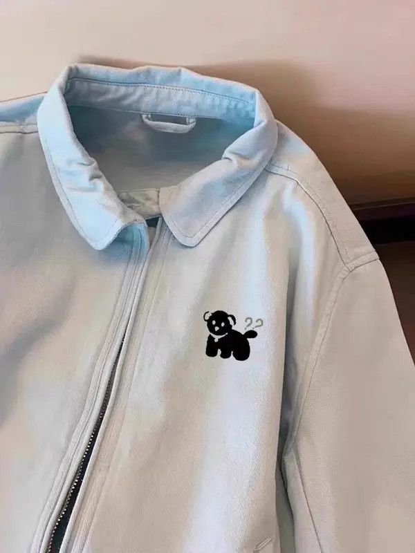 Japanese Brand Kimiko x Asahi Street Vintage Puppy Print XL Jacket Coat Size US L / EU 52-54 / 3 - 4 Thumbnail