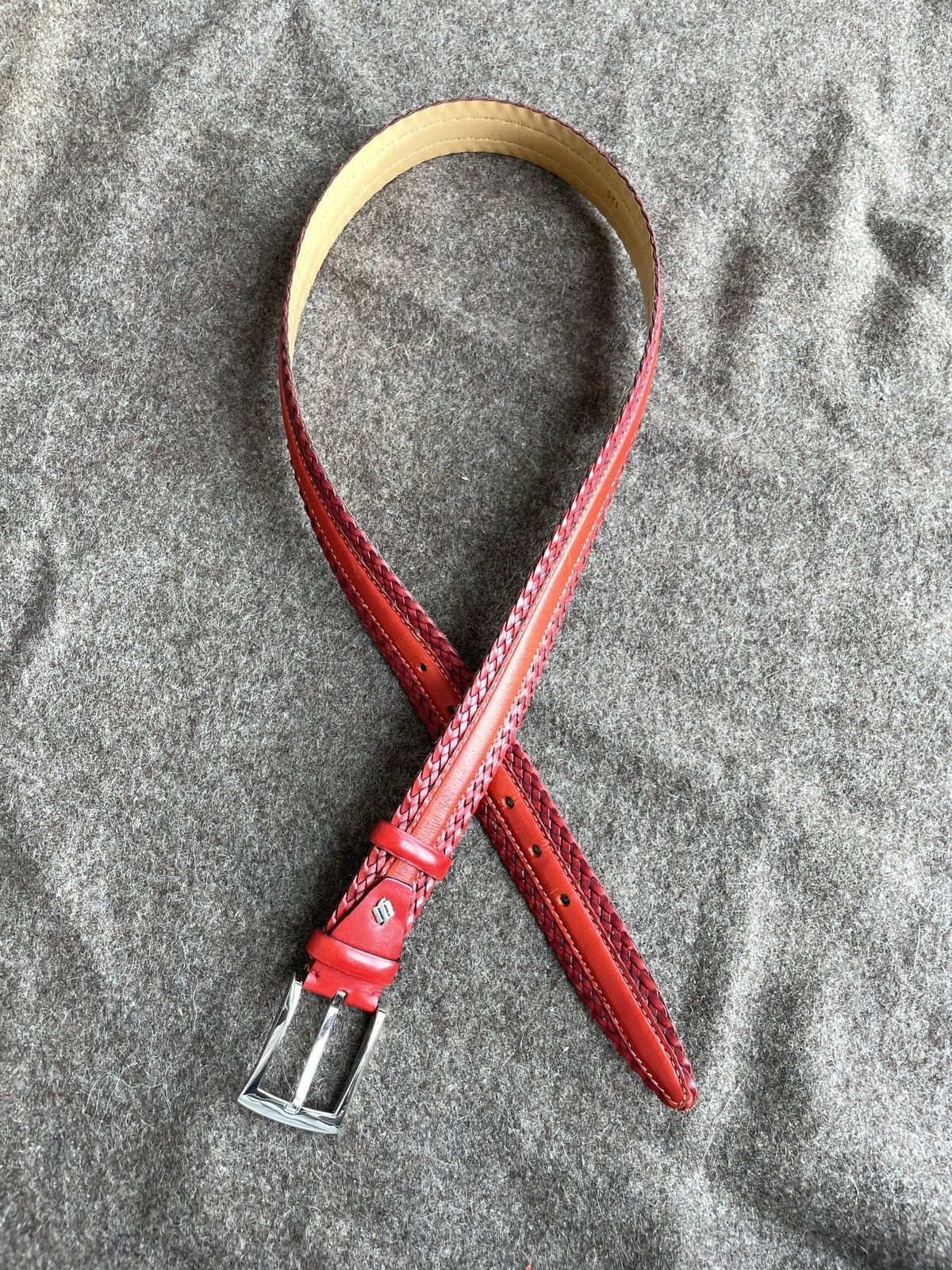 Genuine Leather Stefano Corsini Handmade Leather Belt Size ONE SIZE - 1 Thumbnail