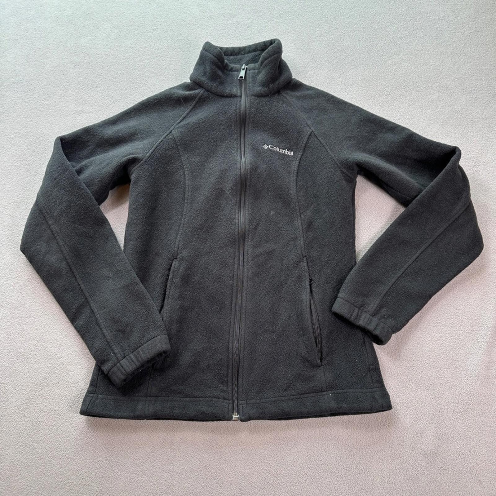 Columbia Columbia Sportswear Full Zip Fleece Jacket Women's M Black Size M / US 6-8 / IT 42-44 - 1 Thumbnail