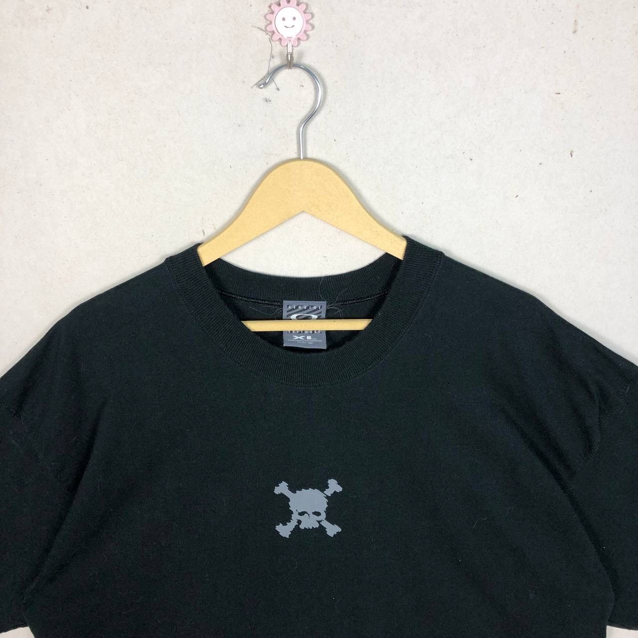 Oakley Vintage Oakley Jan Jan Park Skull Centre Black Tee Size US XL / EU 56 / 4 - 3 Thumbnail
