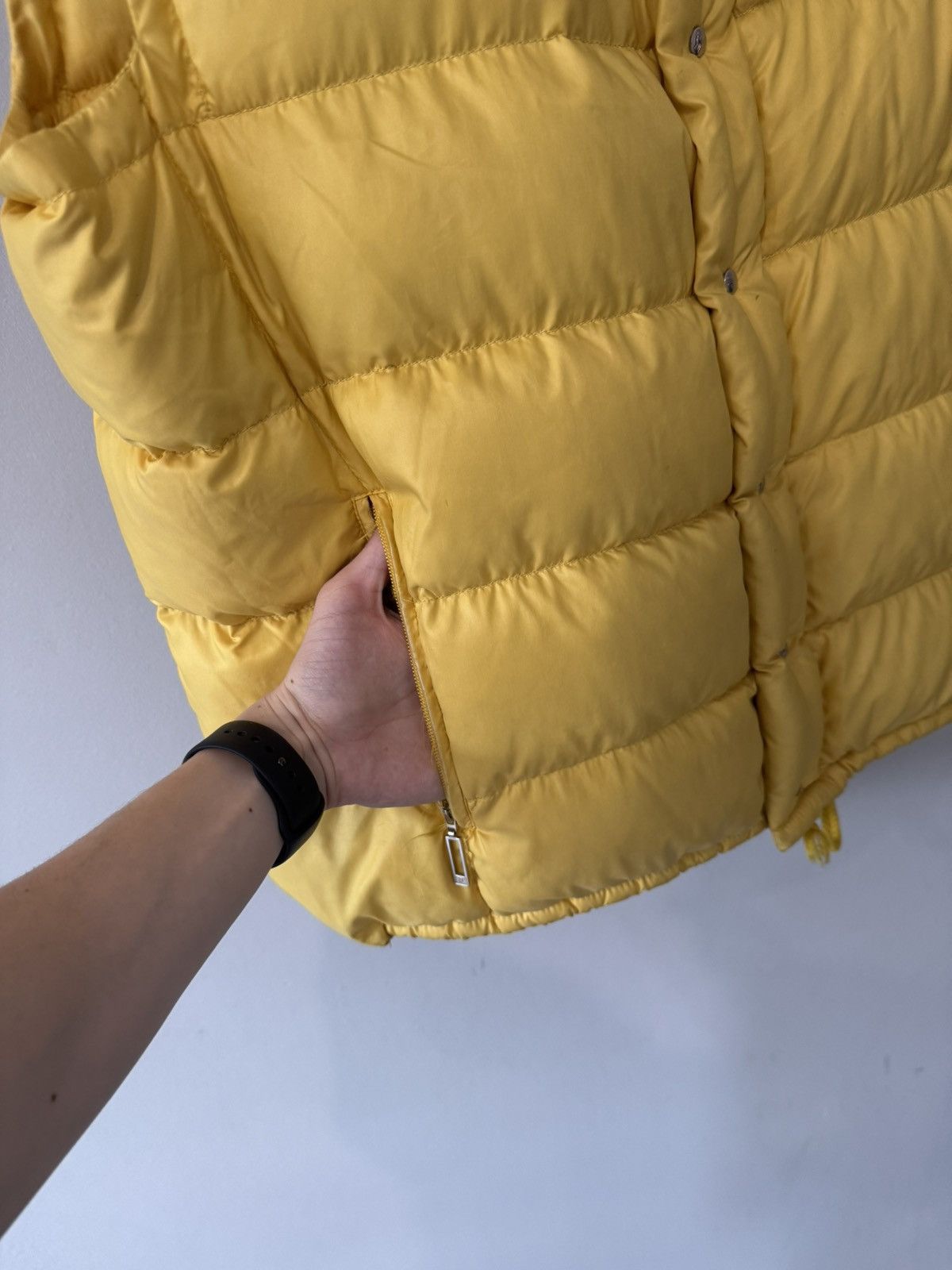 Moncler Moncler Yellow Down Puffer Vest Vintage Size US XL / EU 56 / 4 - 3 Thumbnail