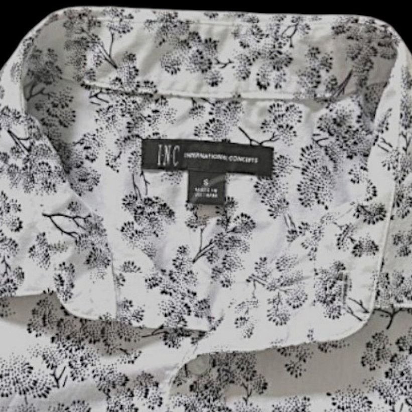 NBDN Nobrandedon INC International Concepts White/Black Shirt | Size S Size S / US 4 / IT 40 - 5 Thumbnail