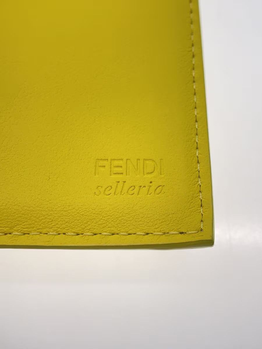 Fendi Fendi Leather Tri-Fold Wallet Yellow Size ONE SIZE - 3 Thumbnail
