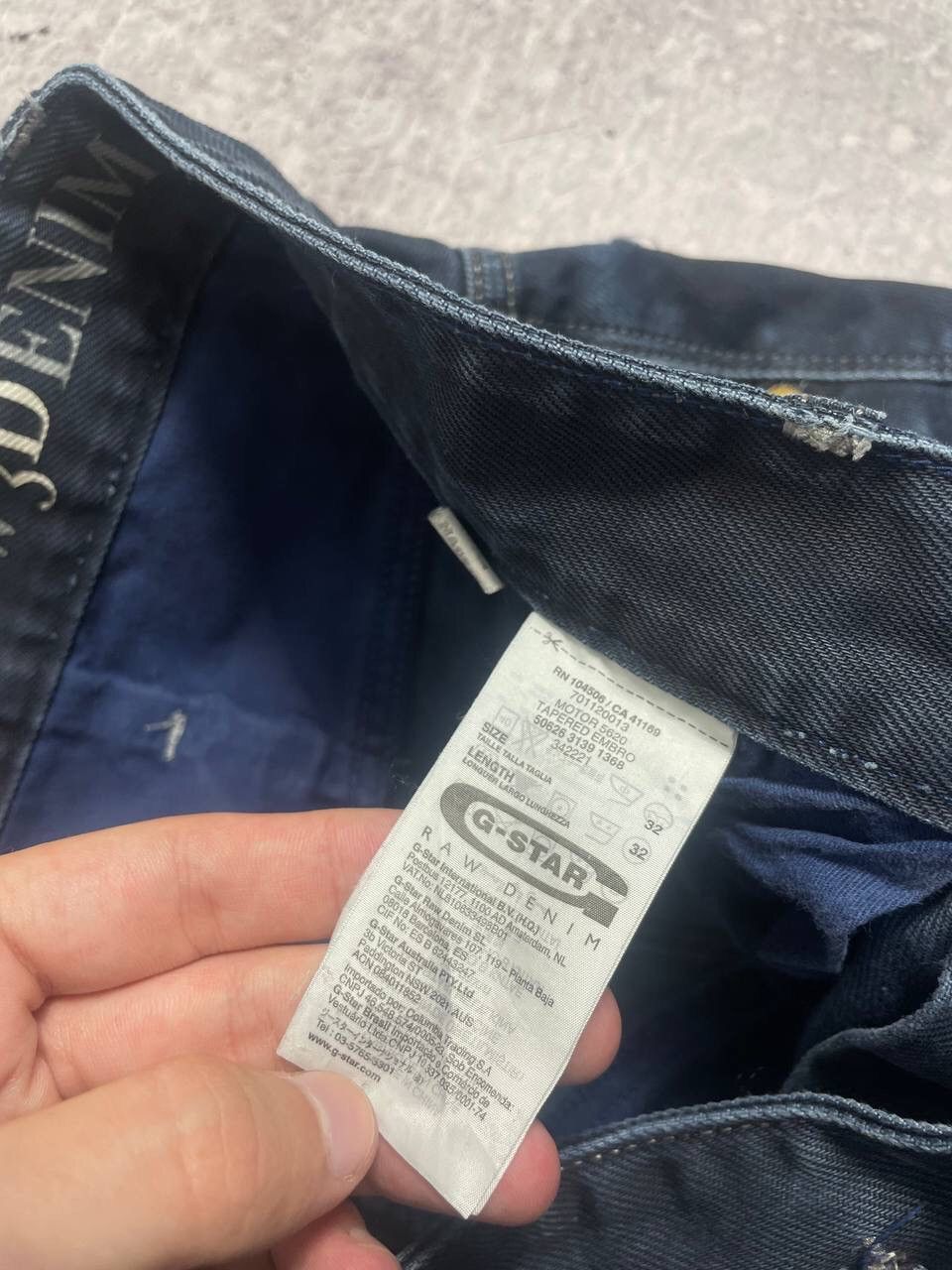 G-Star Vintage G Star Raw 96 Logo Biker Denim Jeans Y2K Size US 32 / EU 48 - 8 Thumbnail