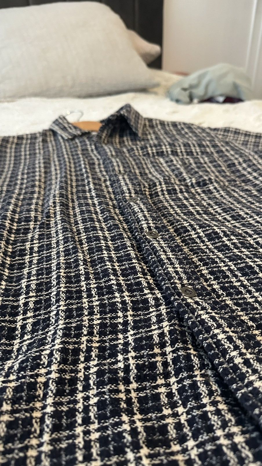 Corridor Reverse Tweed Snow Check Shirt Size US M / EU 48-50 / 2 - 3 Thumbnail