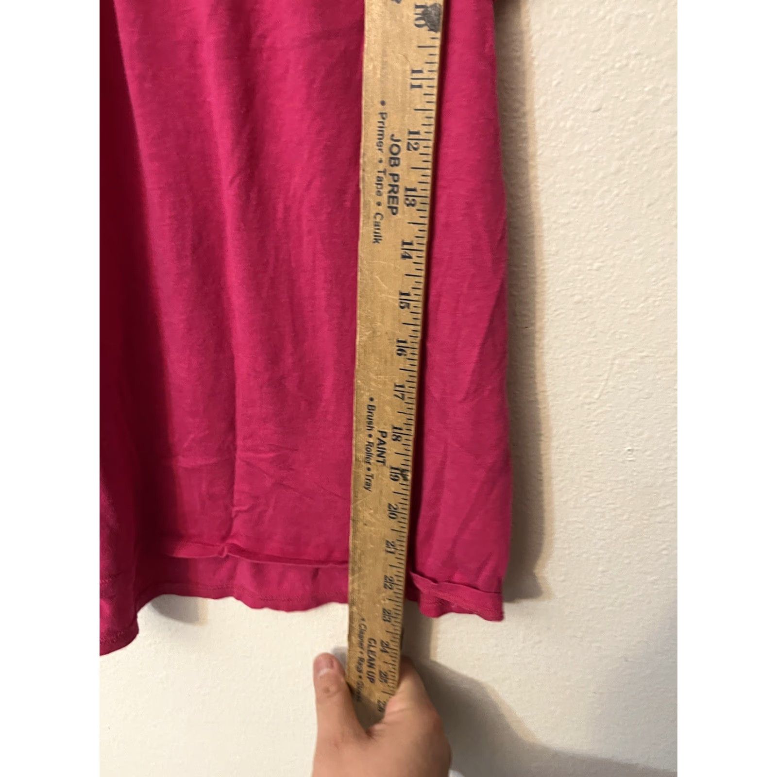 Express VINTAGE Express Women's Tank Top Size Large Casual Cotton Modal Spandex Hot Pink Crew Neck Size L / US 10 / IT 46 - 4 Thumbnail