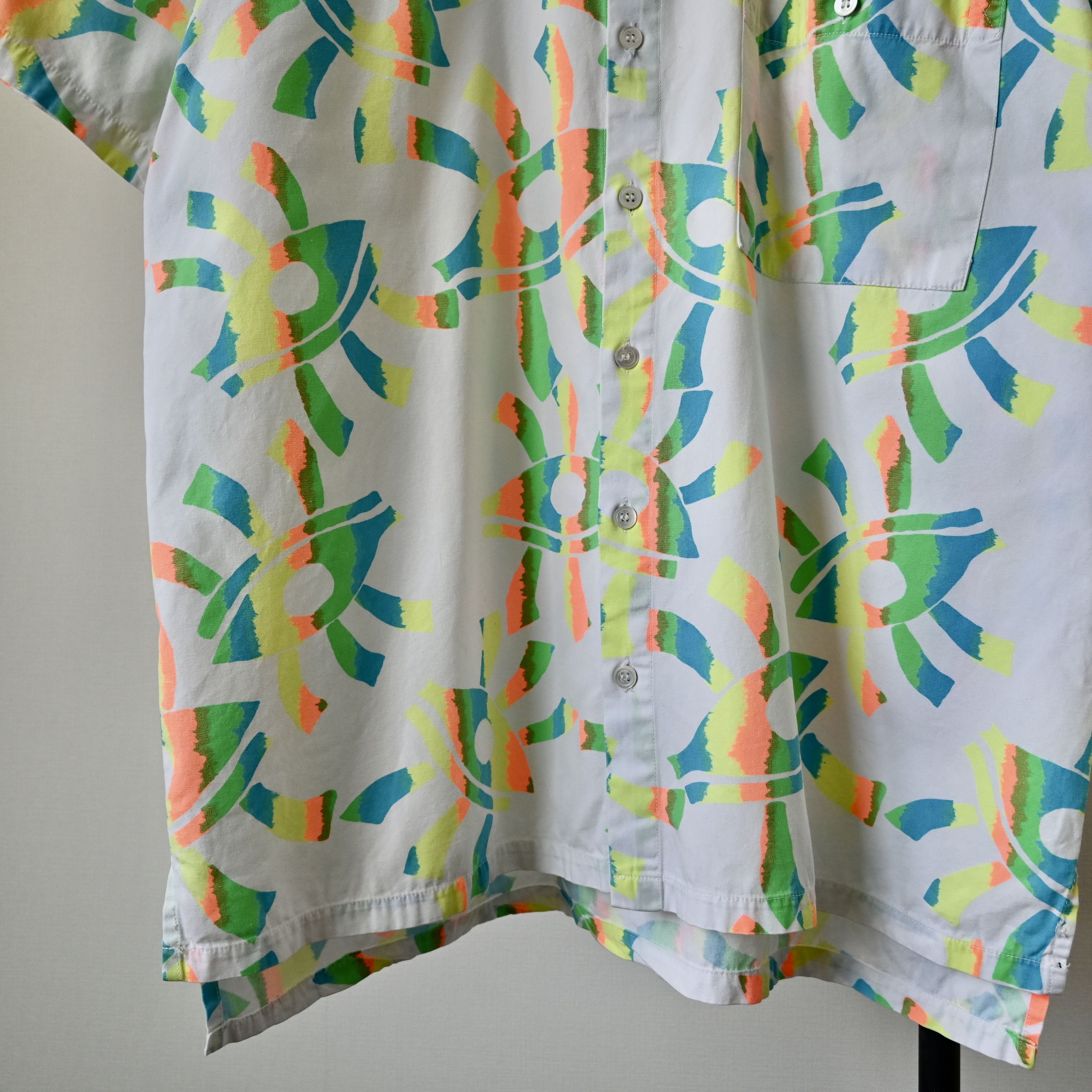 Japanese Brand VTG 1980-1990s PEAKABOO cotton Hawaiian shirt Size US L / EU 52-54 / 3 - 8 Thumbnail