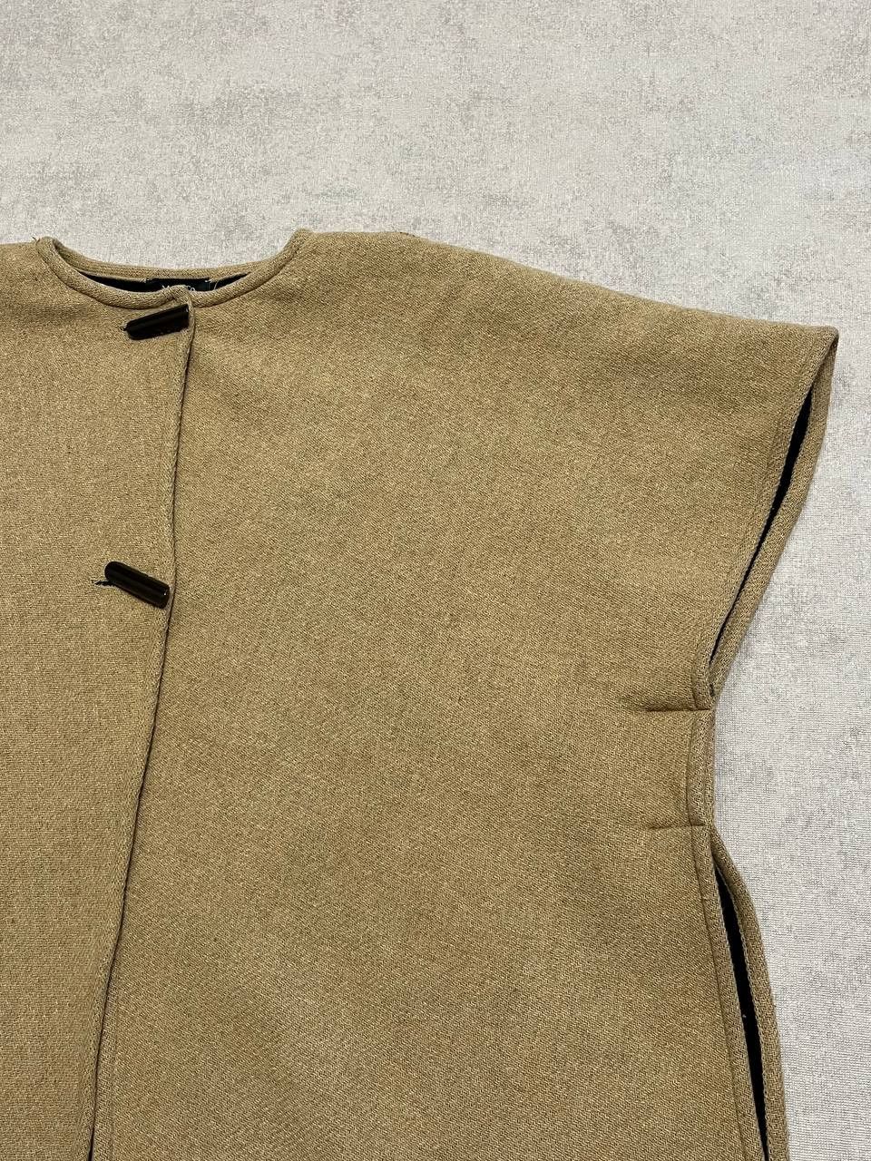 MAX&Co. Rare Max&Co. Wool Coat Poncho Women`s Beige Max Mara Size M / US 6-8 / IT 42-44 - 3 Thumbnail